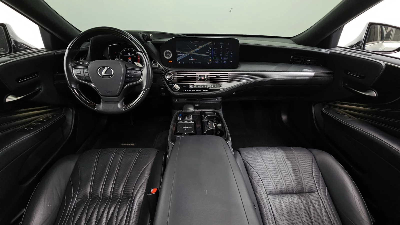Lexus LS 500 AWD/ПОДГРЕВИ/ОБДУХВАНЕ/ПАНО/ECS/HUD/ЩОРИ, снимка 7 - Автомобили и джипове - 54837694