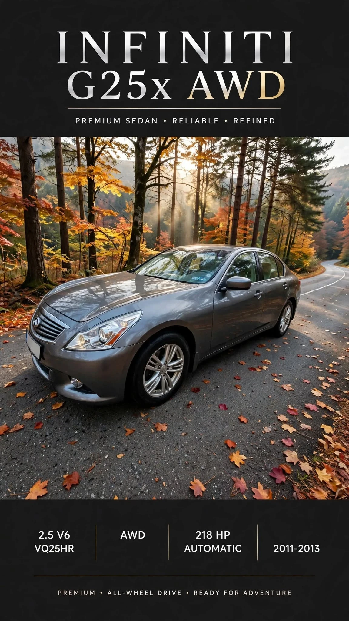 Infiniti G G25X AWD