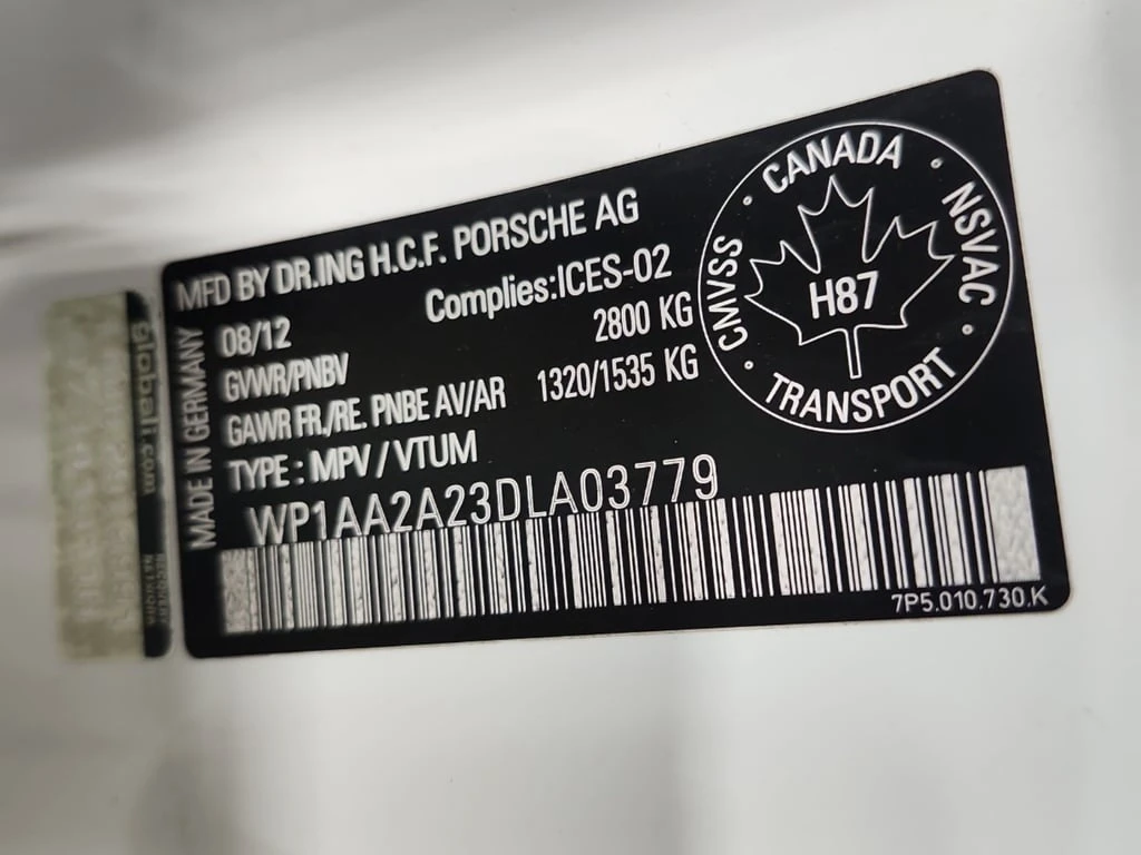 Porsche Cayenne 2013 AWD TIPTRONIC * CARFAX * ОТ ПРЕДСТАВИТЕЛСТВО - изображение 7