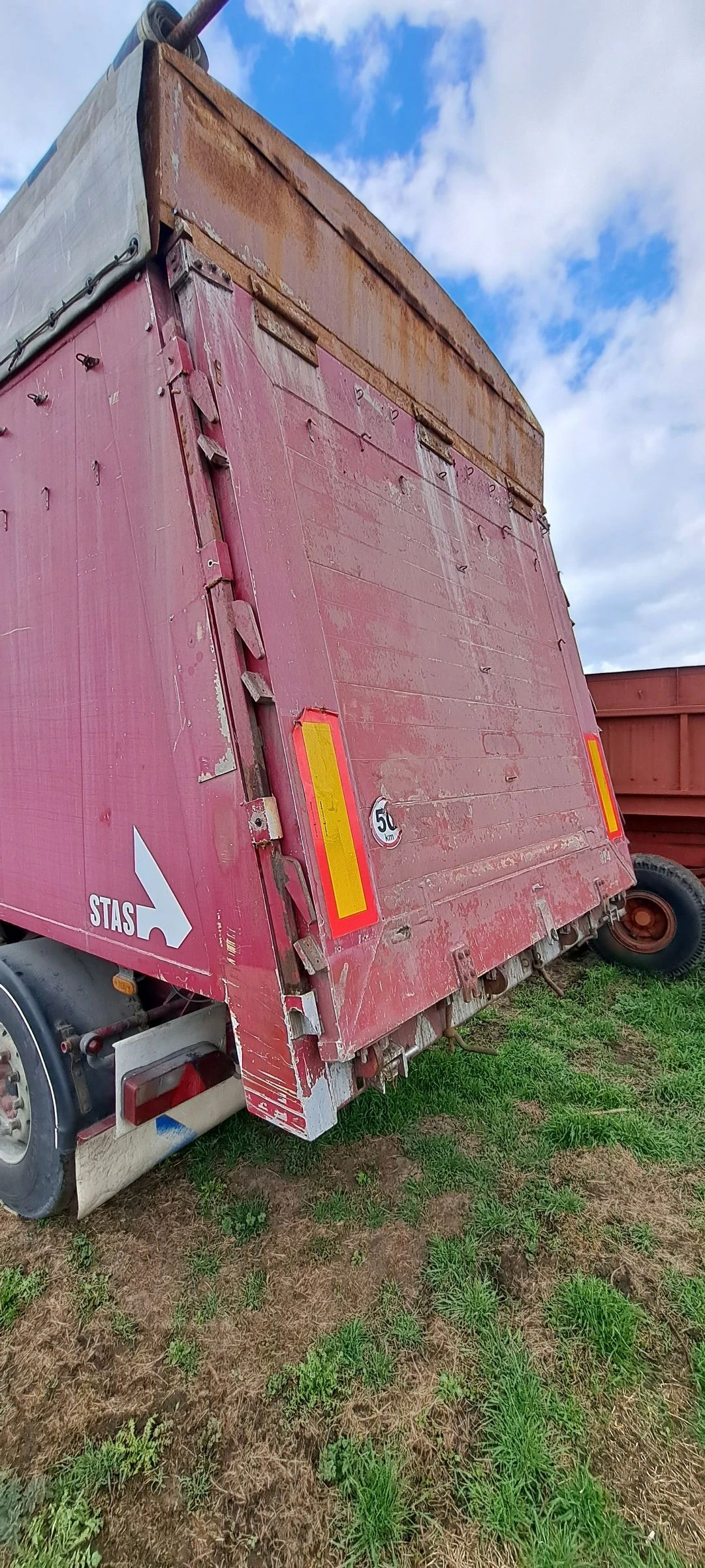 Полуремарке Stas SA339K Перфектна!!!, снимка 3 - Ремаркета - 54044435