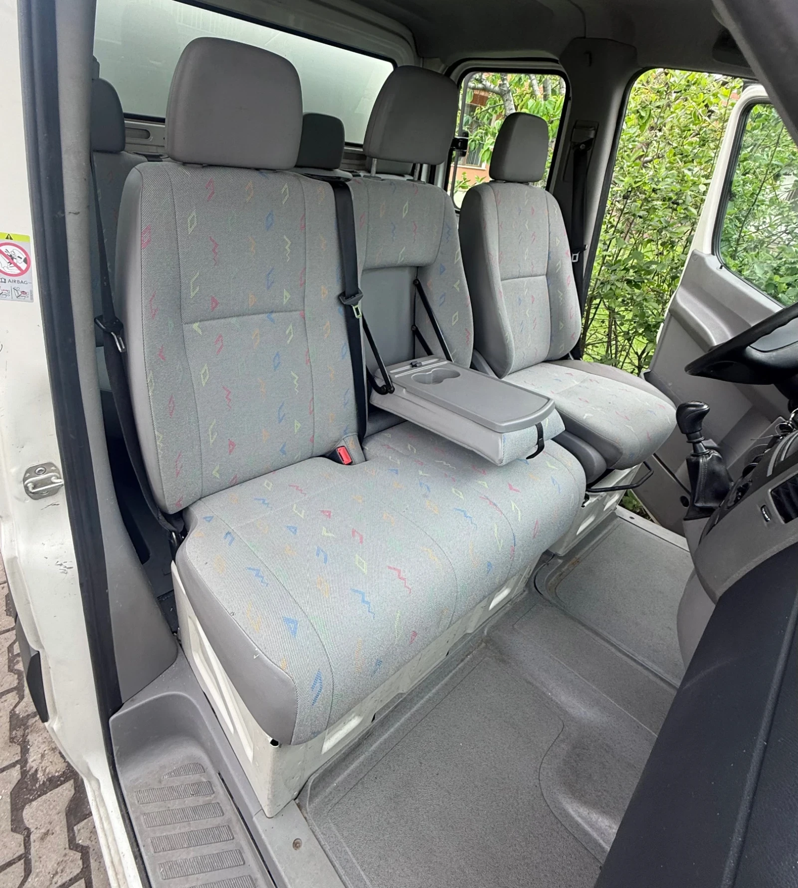 VW Crafter 2.5 TDI/136kc/6ck/7 места/Бордови/N1, снимка 12 - Бусове и автобуси - 54568519