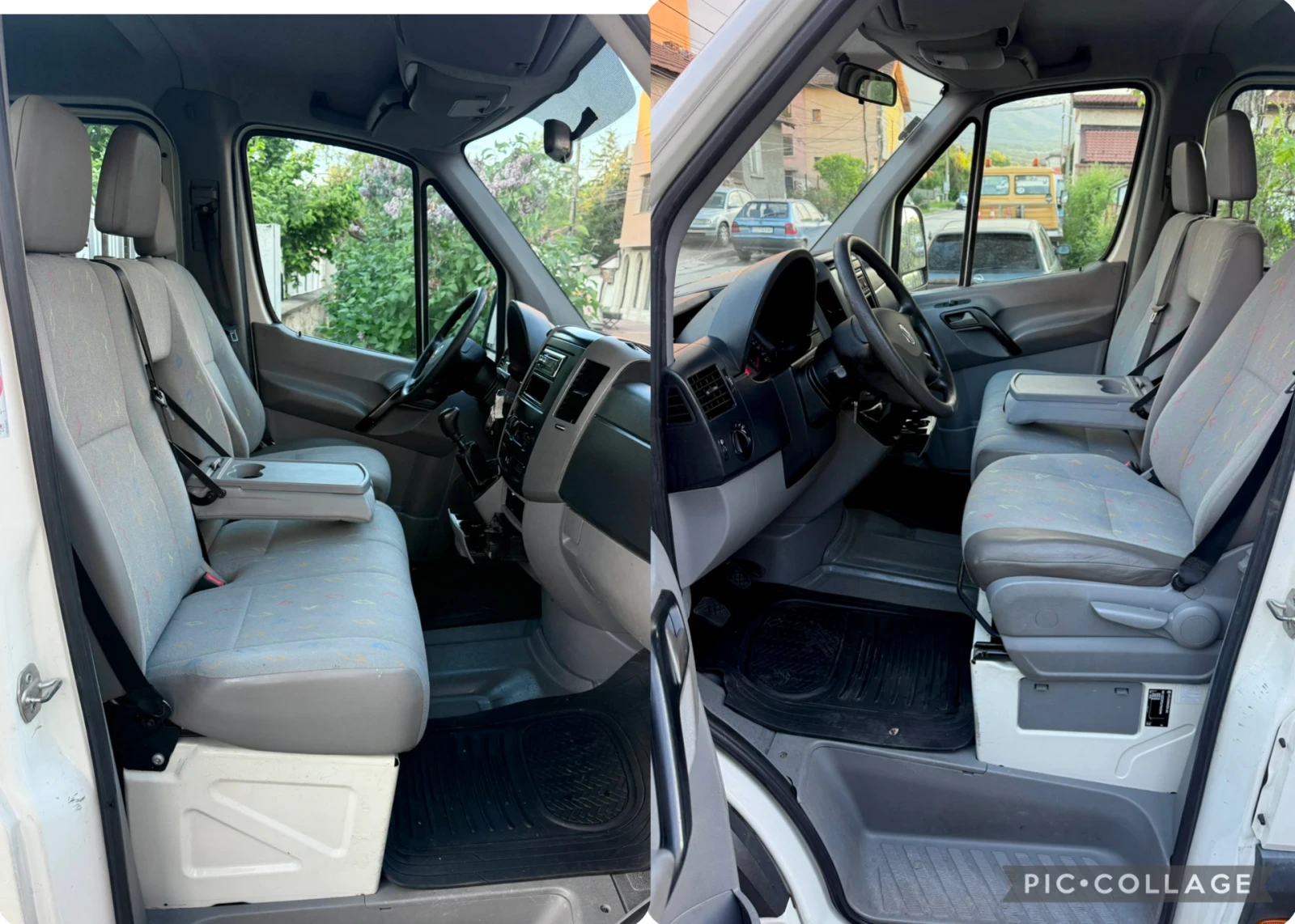 VW Crafter 2.5 TDI/136kc/6ck/7 места/Бордови/N1, снимка 8 - Бусове и автобуси - 54568519