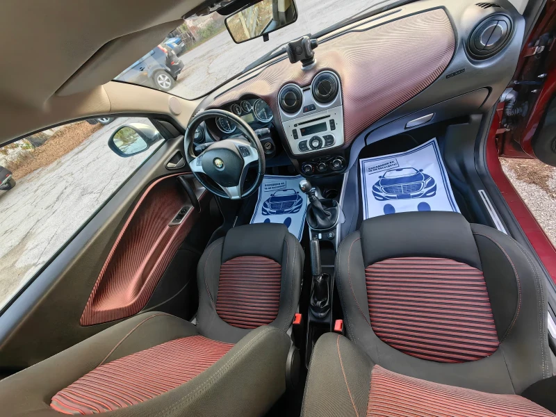 Alfa Romeo MiTo 1.4 бензин 105 кс, 6 скорости, ЕВРО 5, Отлична , снимка 17 - Автомобили и джипове - 47992543