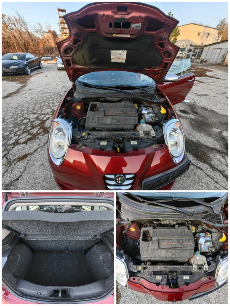 Alfa Romeo MiTo 1.4 бензин 105 кс, 6 скорости, ЕВРО 5, Отлична , снимка 9 - Автомобили и джипове - 47992543