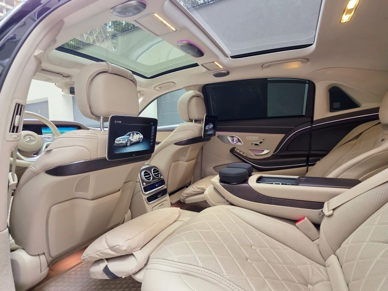 Mercedes-Benz S 560 Mercedes-MAYBACH S560 Designo* 3XTV* PANO* 3D BURM, снимка 11 - Автомобили и джипове - 52403617