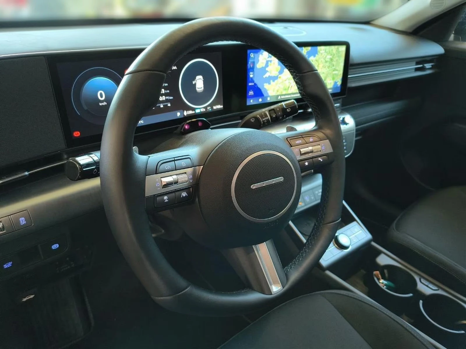 Hyundai Kona EV/SX2/218HP/NAVI/360/H.PUMP/LED/ACC/CPLAY/113q, снимка 7 - Автомобили и джипове - 54067053