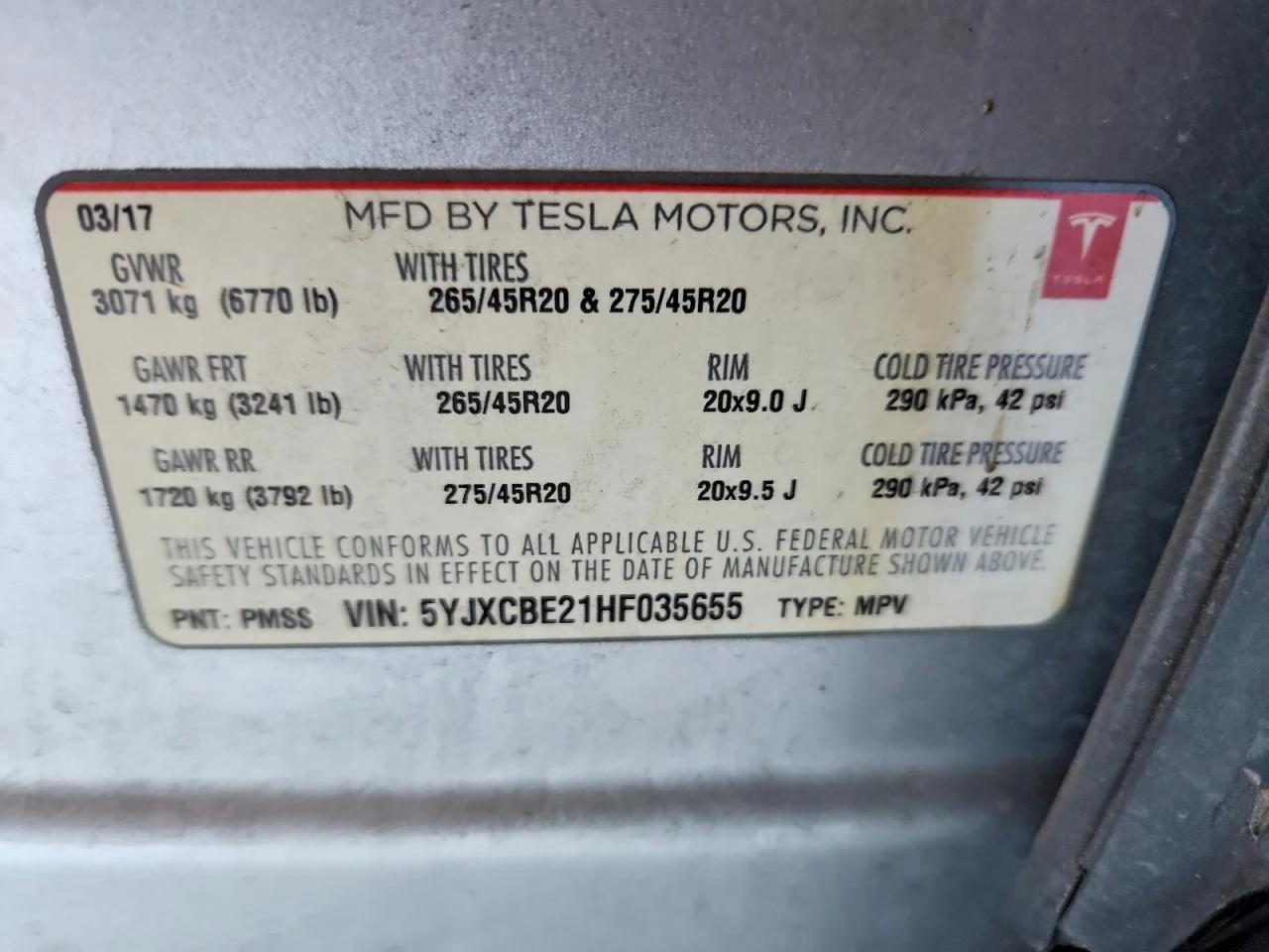 Tesla Model X, снимка 13 - Автомобили и джипове - 56525760