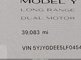 Tesla Model Y LONG RANGE DUAL MOTOR AWD  | MATTE BLACK, снимка 16