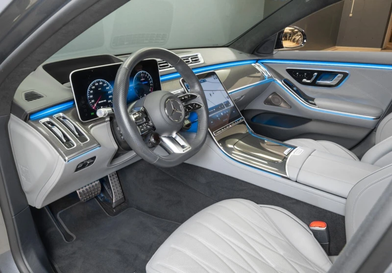 Mercedes-Benz S 63 AMG E PERFORMANCE* LANG* BURM* PANO* 360 CAM* 3xTV* CA, снимка 9 - Автомобили и джипове - 50970615