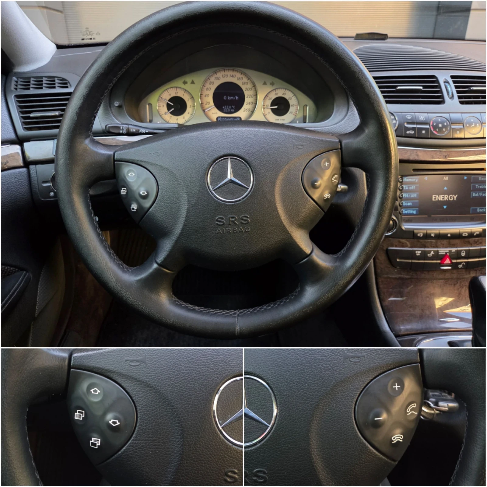 Mercedes-Benz E 240 V6 Газ/Бензин Сервизна история Автоматик, снимка 9 - Автомобили и джипове - 54532809