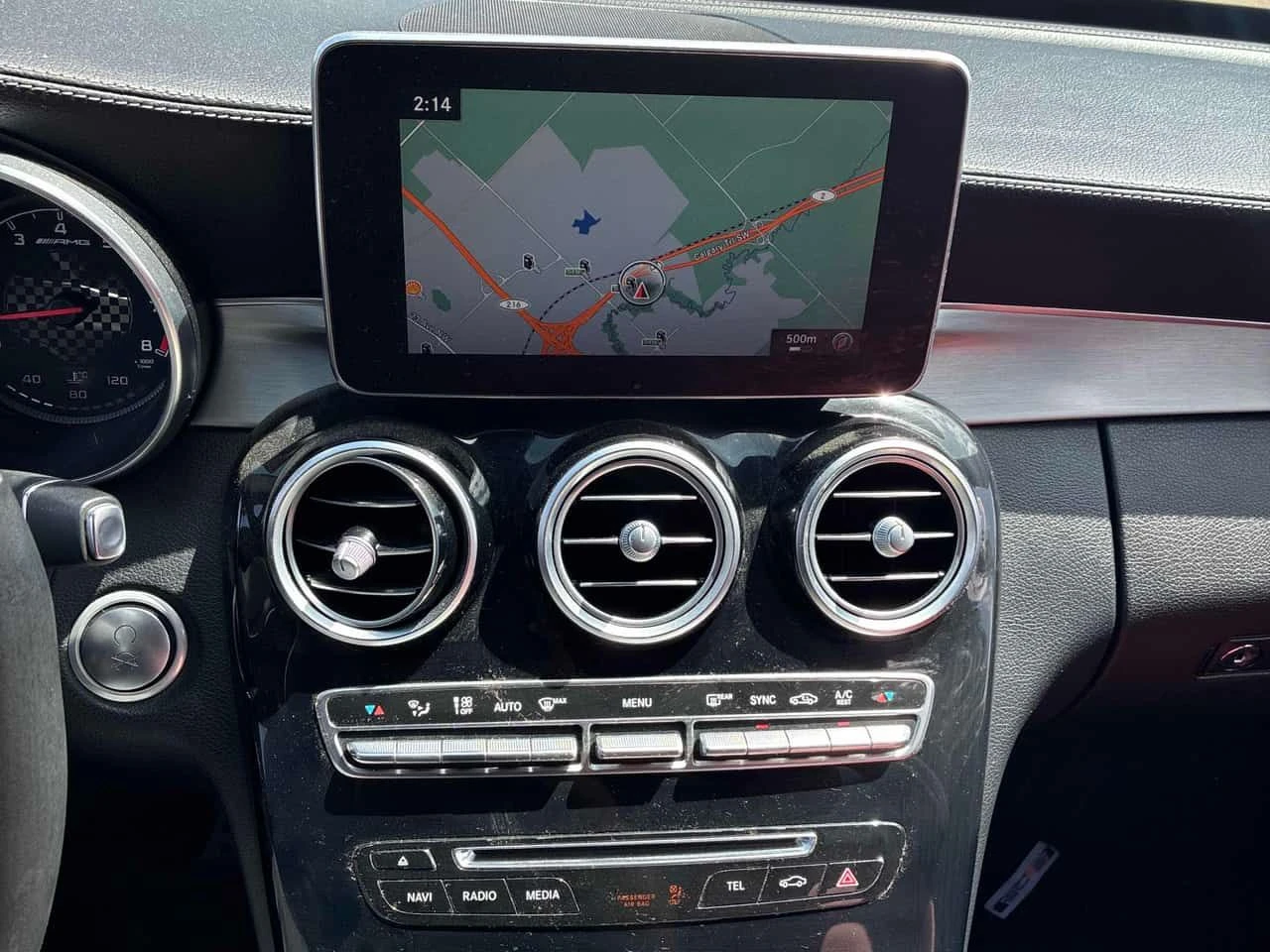 Mercedes-Benz C 43 AMG * 43 * АВТОКРЕДИТ БЕЗ ПЪРВОНАЧАЛНА ВНОСКА* , снимка 9 - Автомобили и джипове - 55093207