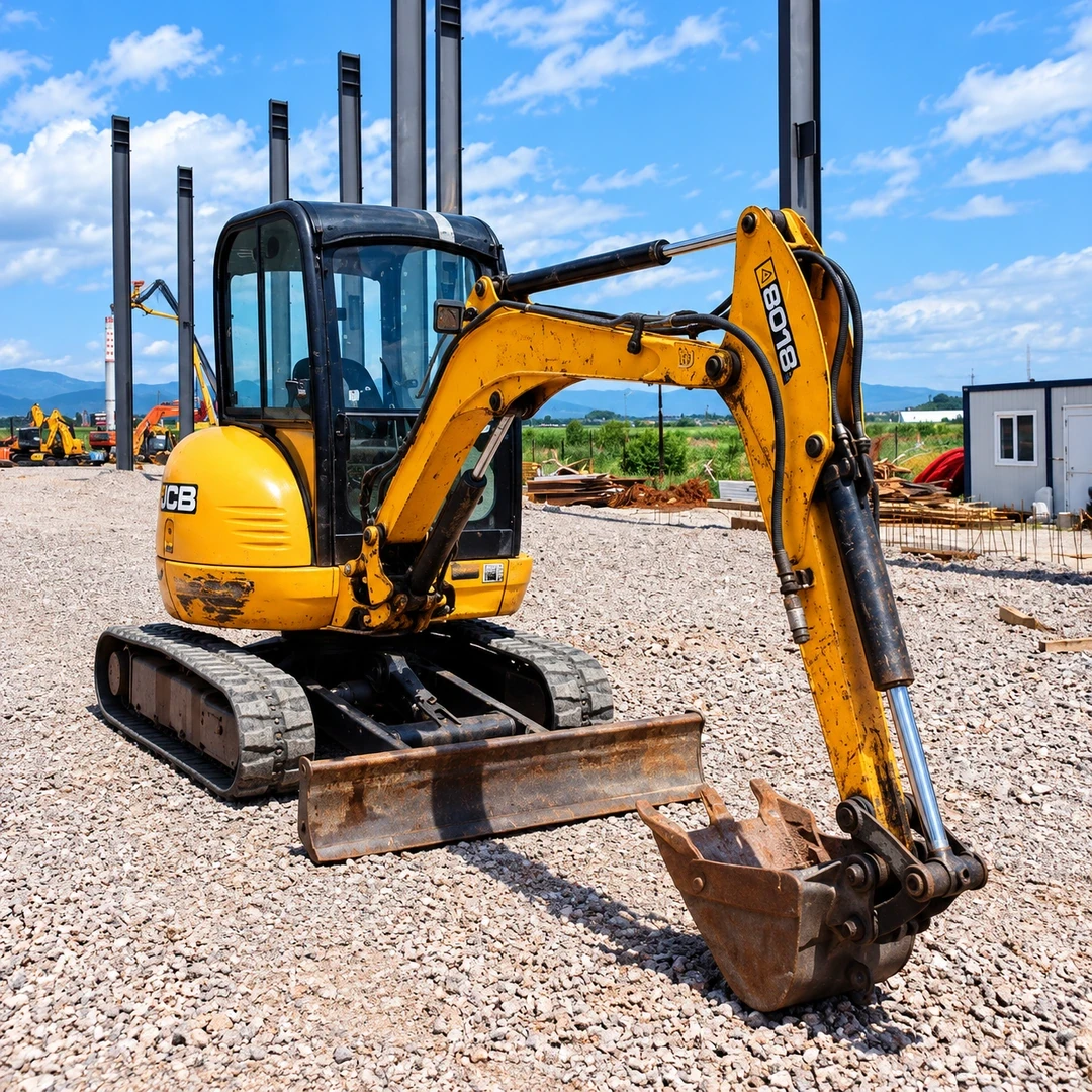 Багер JCB Мини багер JCB 8030ZTS, снимка 3 - Индустриална техника - 55909498