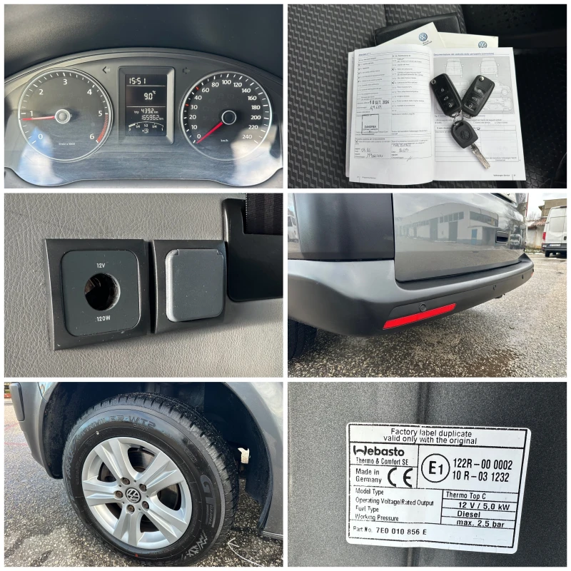 Кемпер VW Caravelle 2.0TDI 4x4 Италия, снимка 16 - Каравани и кемпери - 53101560