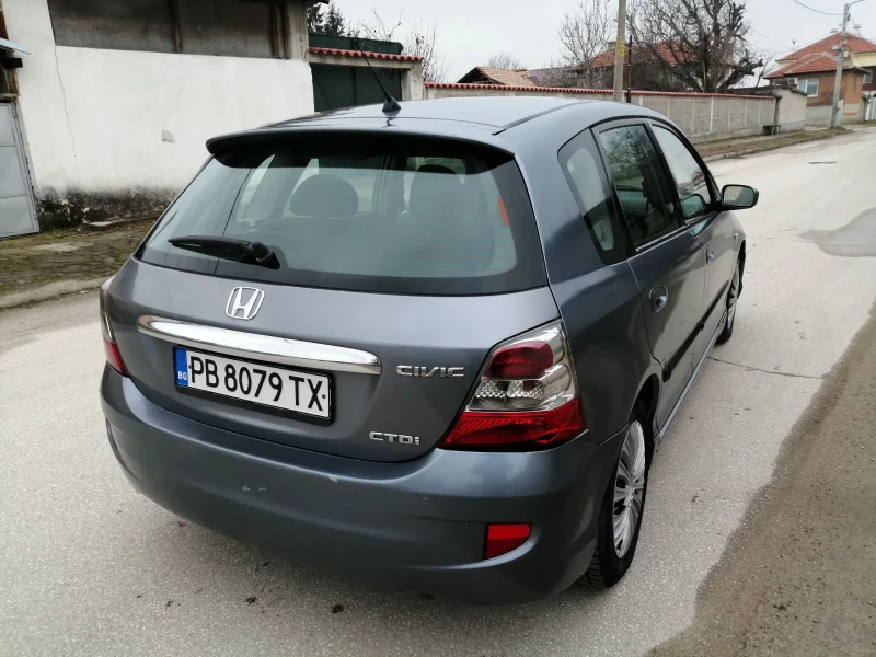 Honda Civic 1.7CDTI.100k.КЛИМА.ТОП..., снимка 3 - Автомобили и джипове - 49316397