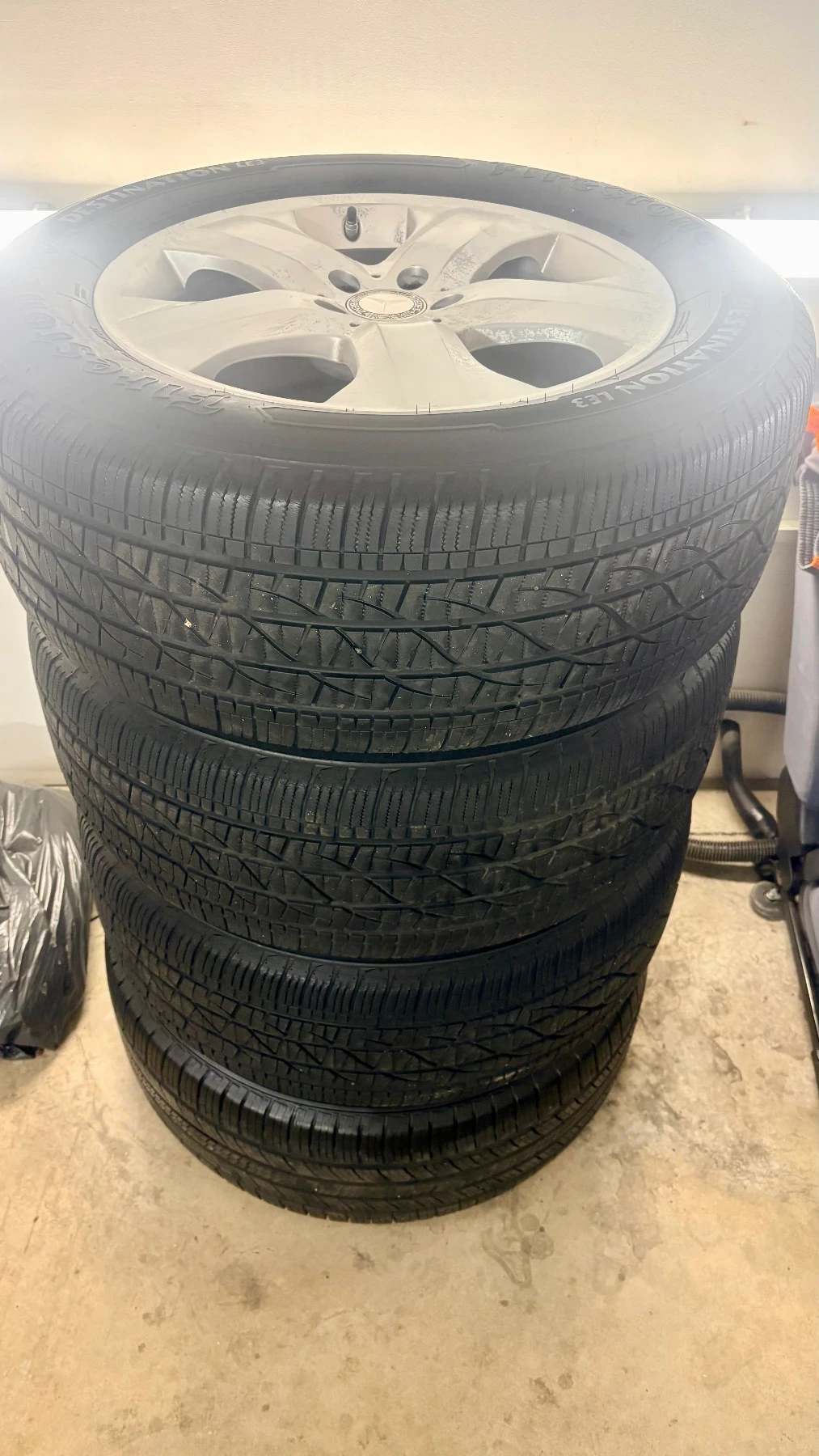 Гуми с джанти Firestone 275/55R19, снимка 9 - Гуми и джанти - 55596087