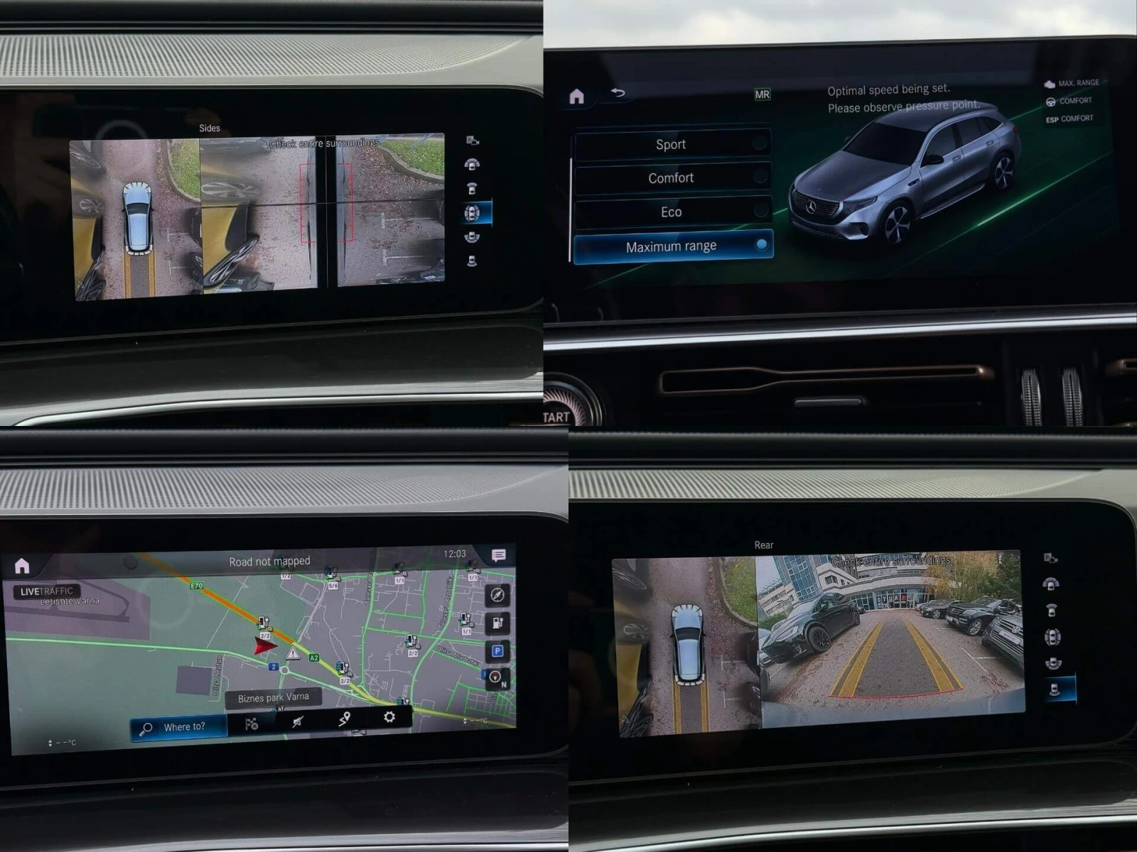 Mercedes-Benz EQC 400 AMG/4M/85kWh/Side Assist/Virtual/Ambient/ | Mobile.bg   15