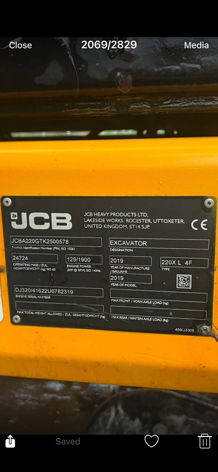 Багер JCB 220X LC - изображение 4