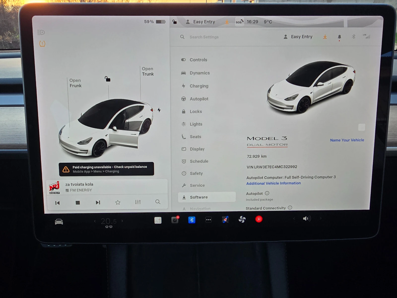 Tesla Model 3 PERFORMANCE AWD 513hp* 82kWh* FaceLift* ��������*  | Mobile.bg � ����������� 16