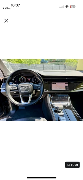 Audi Q7 55TFSI e, plug in Hybrid 40kм на mok, от Германия., снимка 11