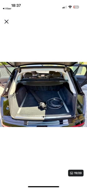 Audi Q7 55TFSI e, plug in Hybrid 40kм на mok, от Германия., снимка 15