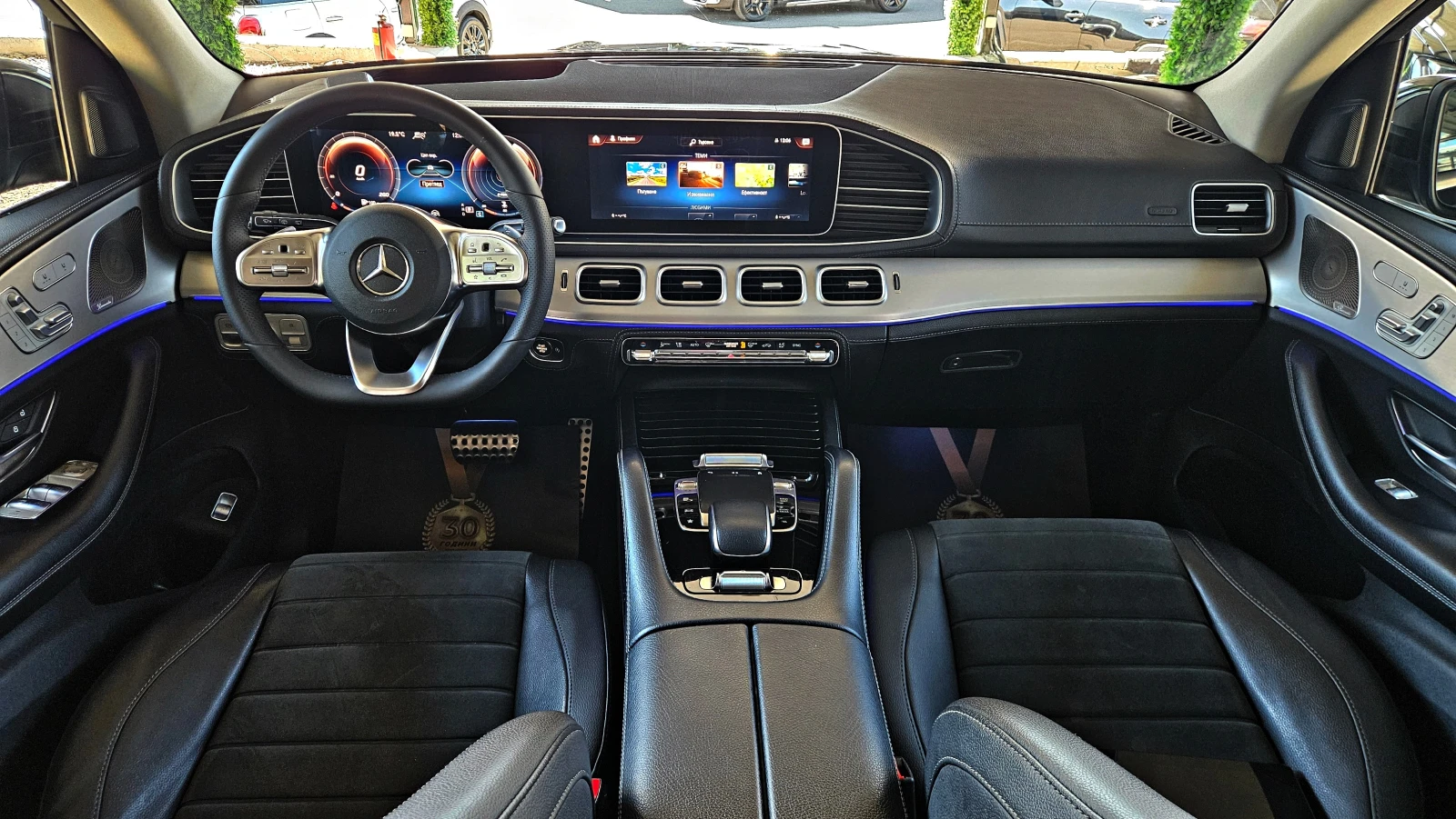 Mercedes-Benz GLE 300 6.3AMG/7MES/DISTR/360CAM/PANO/HUD/BURMES/AIR/ПОДГР, снимка 9 - Автомобили и джипове - 56071995