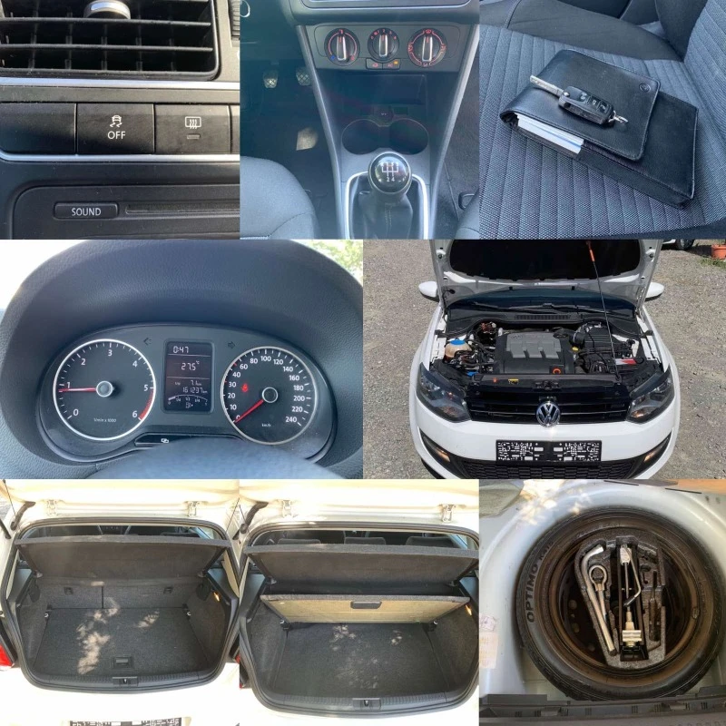 VW Polo V COMFORTLINE 1.2TDi(75к)EURO 5B&#127470;&#127481;, снимка 16 - Автомобили и джипове - 46389473