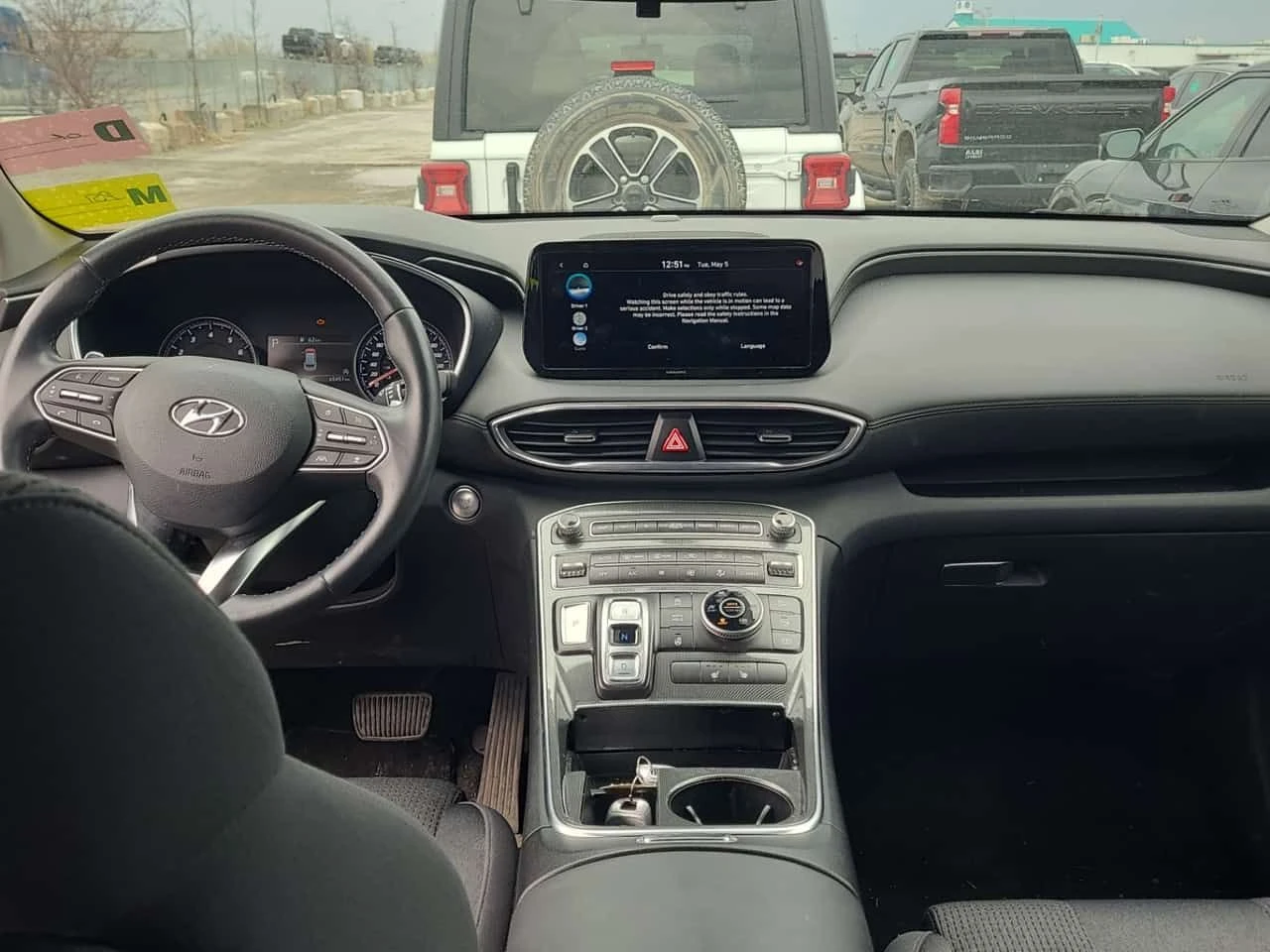 Hyundai Santa fe  | PREFERRED | ДВА КЛЮЧА , снимка 9 - Автомобили и джипове - 54465786