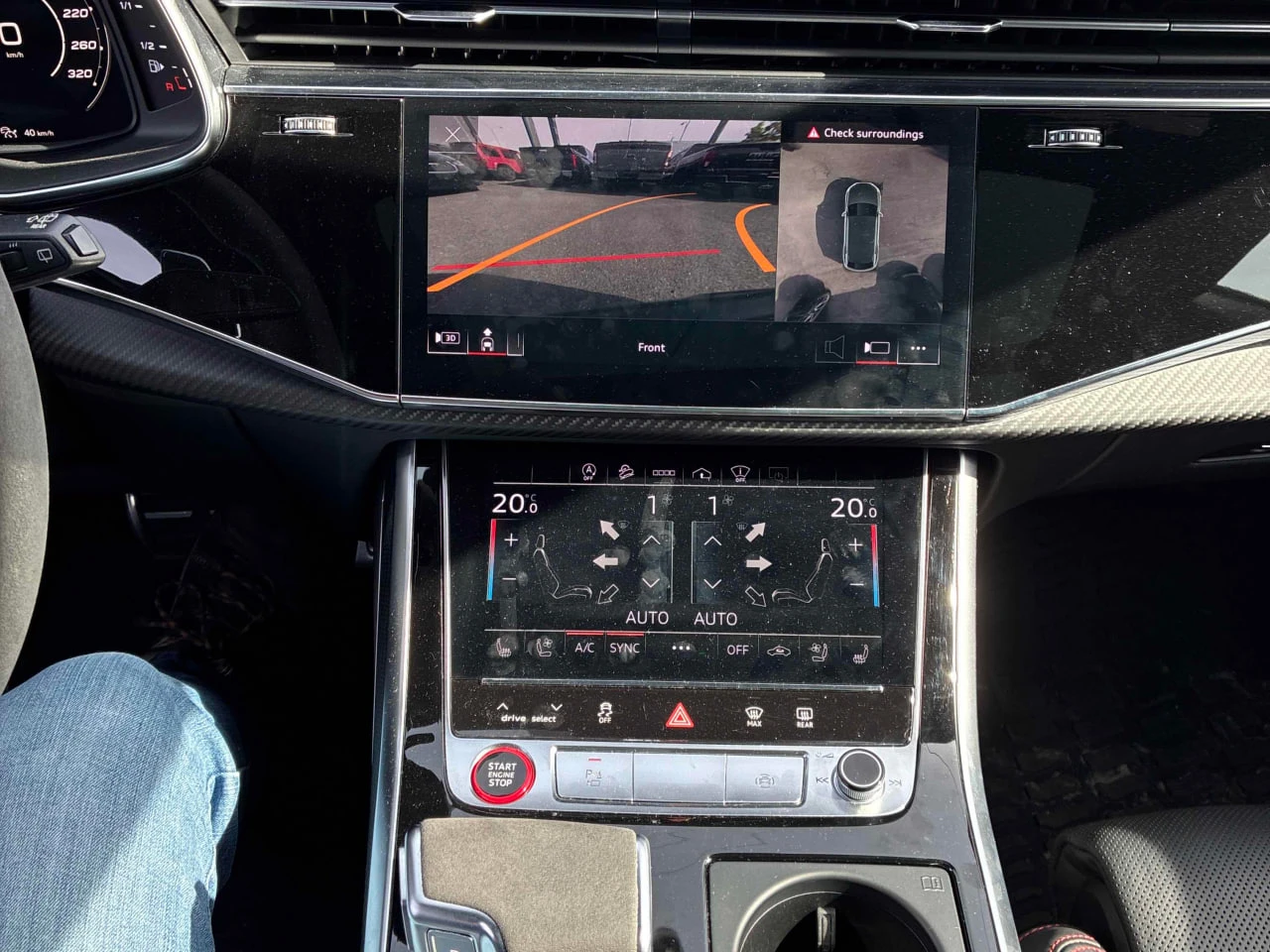 Audi RSQ8 HUD* ДИСТРОНИК* ОБДУХ* 360, снимка 9 - Автомобили и джипове - 56103840
