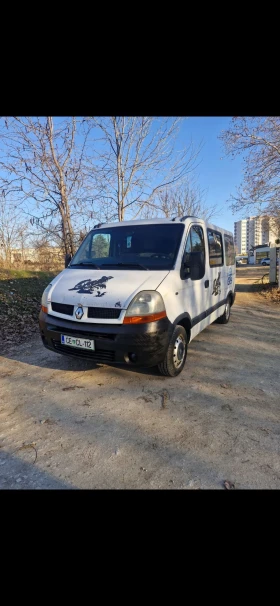 Renault Master 2.5 DCi 114к.с пътнически 9места, Климатик, Кемпер, снимка 3