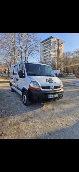 Renault Master 2.5 DCi 114к.с пътнически 9места, Климатик, Кемпер, снимка 2