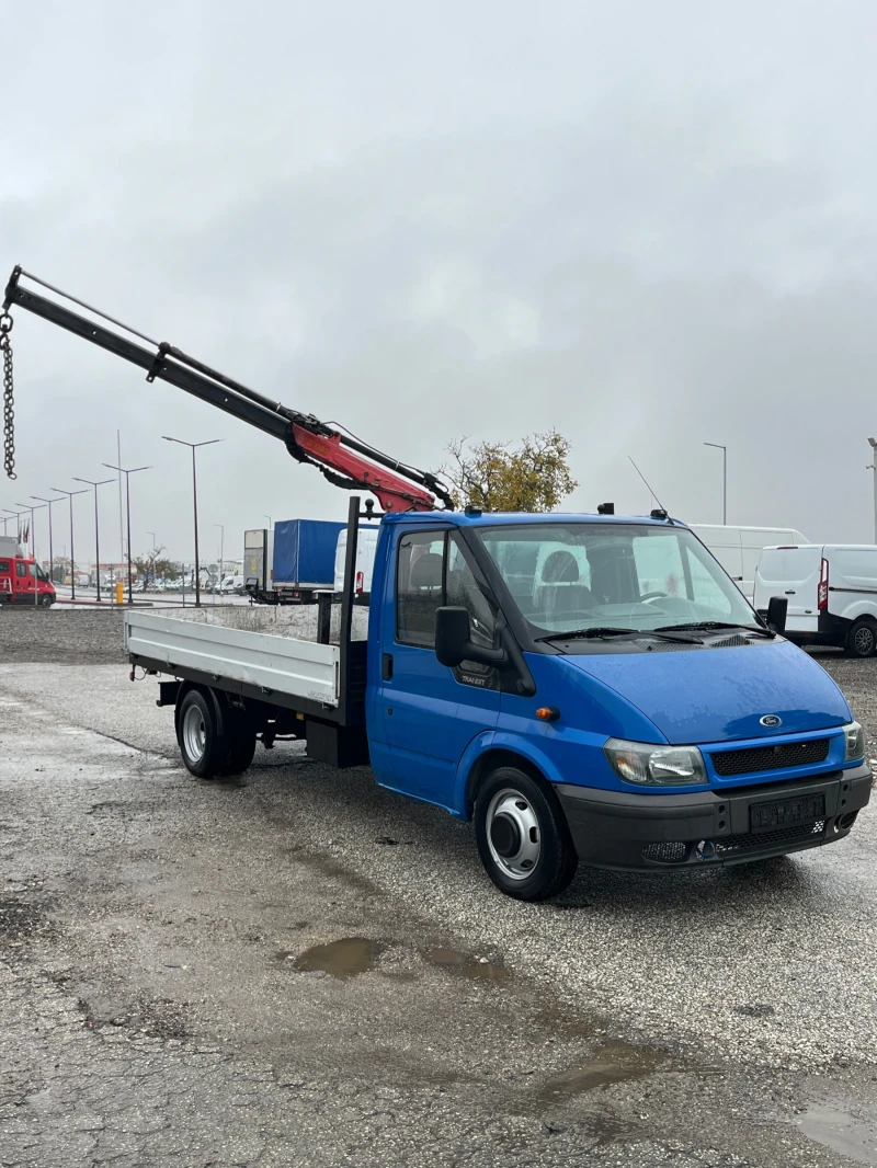 Ford Transit 2.4 КРАН Б КАТЕГОРИЯ, снимка 1 - Бусове и автобуси - 47968613