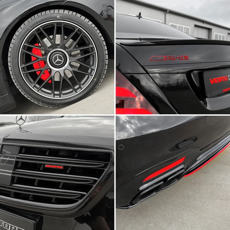 Mercedes-Benz S 350 S63 AMG/ LONG/ PANO/ BUSINESS CLASS/ 3xTV/, снимка 12 - Автомобили и джипове - 53090485