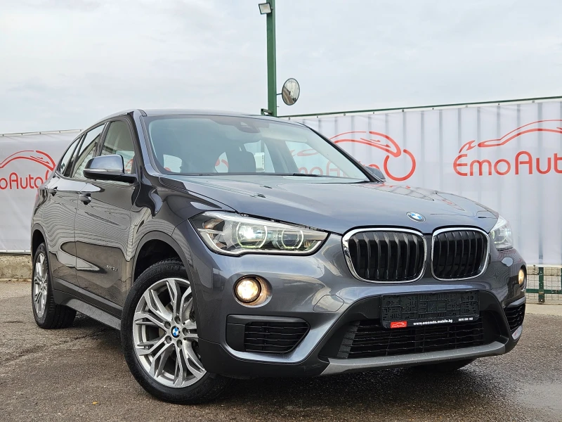 BMW X1 xDrive1.8D/150k.c/8ск/LED/NAVI/БЛУТУТ/EURO 6B/ТОП, снимка 1 - Автомобили и джипове - 48413643