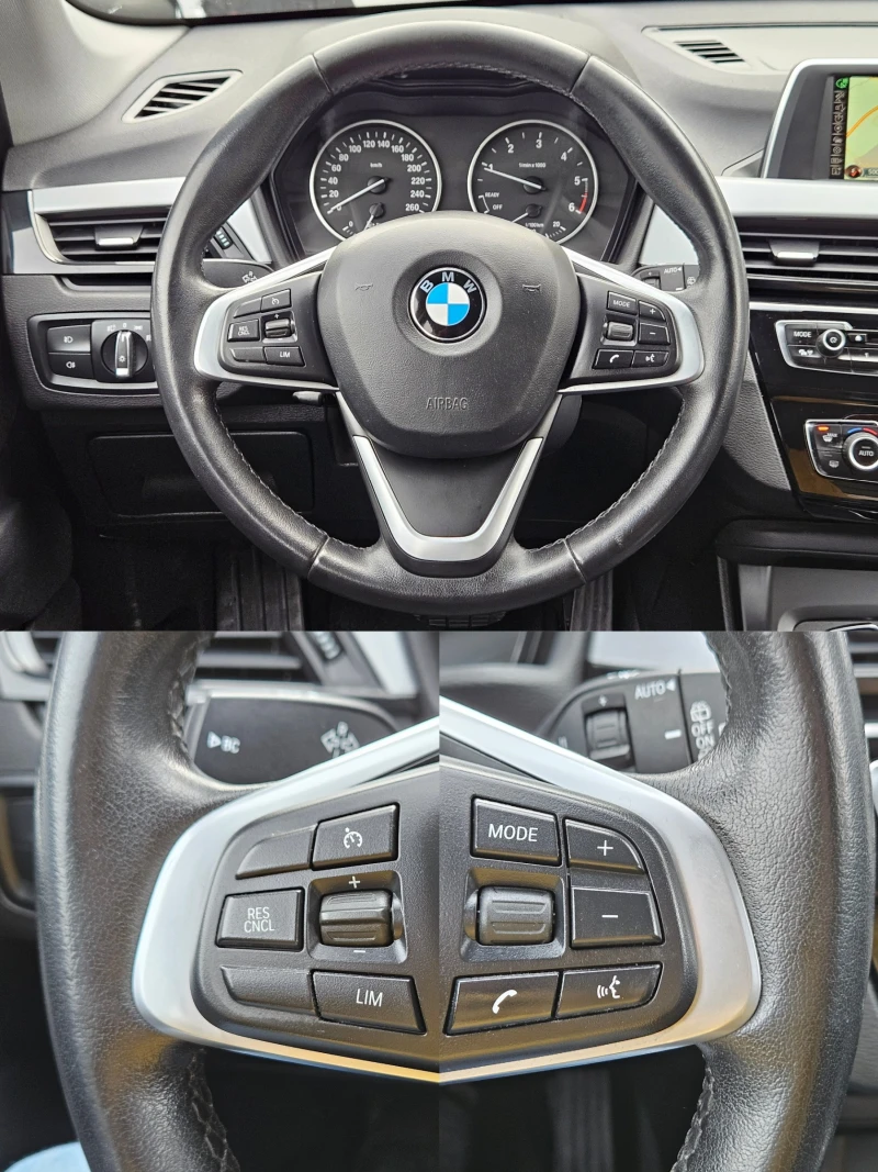 BMW X1 xDrive1.8D/150k.c/8ск/LED/NAVI/БЛУТУТ/EURO 6B/ТОП, снимка 11 - Автомобили и джипове - 48413643