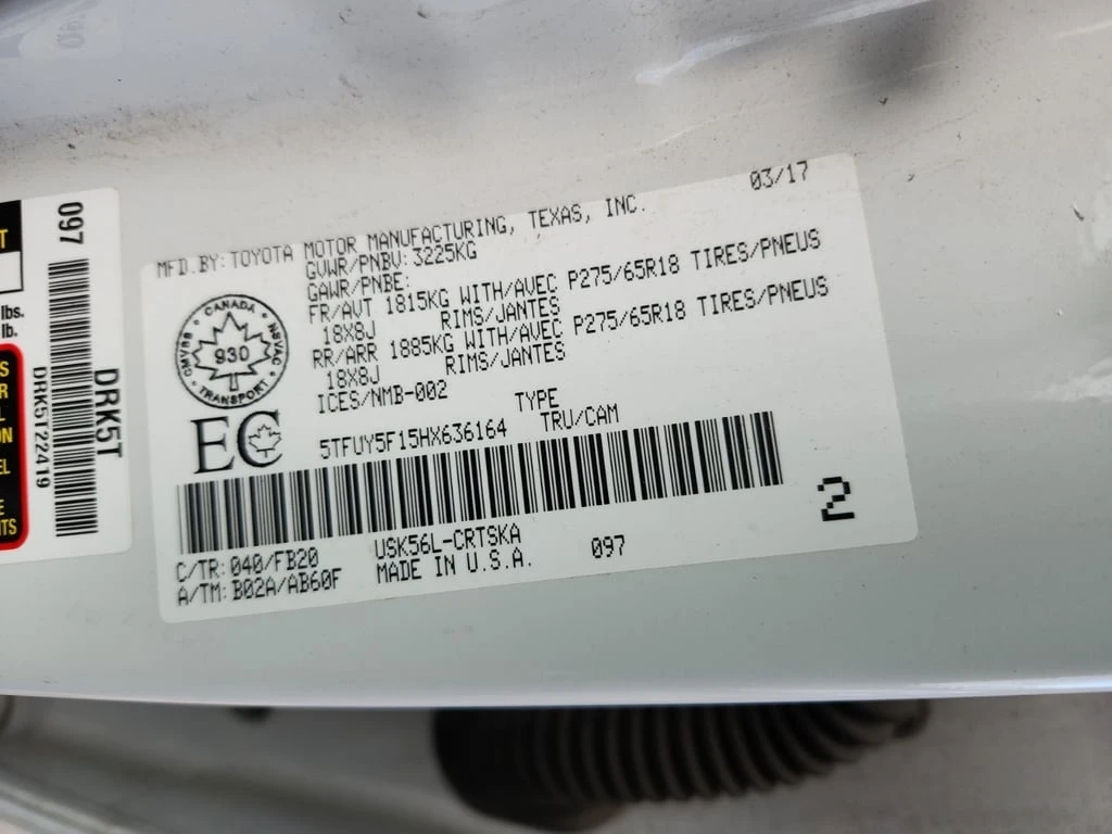 Toyota Tundra * SR5 PLUS CREW CAB STD BED * CARFAX * БЕЗ ПЪРВОНА - изображение 7