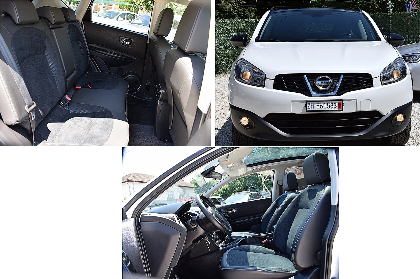 Nissan Qashqai 2.0ШВЕЙЦАРИЯ/4х4/ПОЛУКОЖА/НАВИ/360 гр.КАМЕРА, снимка 17 - Автомобили и джипове - 55105820