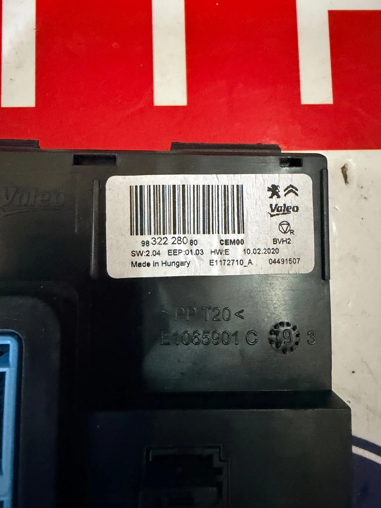 9832228080 Модул климатик  OPEL COMBO 2020 9832228080 CEM00, снимка 2 - Части - 54207852