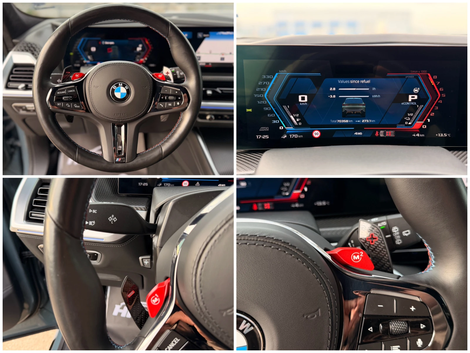 BMW XM RNG DESIGN 1 of 1= XDRIVE= M DRIVE PACKAGE= B&W= , снимка 14 - Автомобили и джипове - 53999246