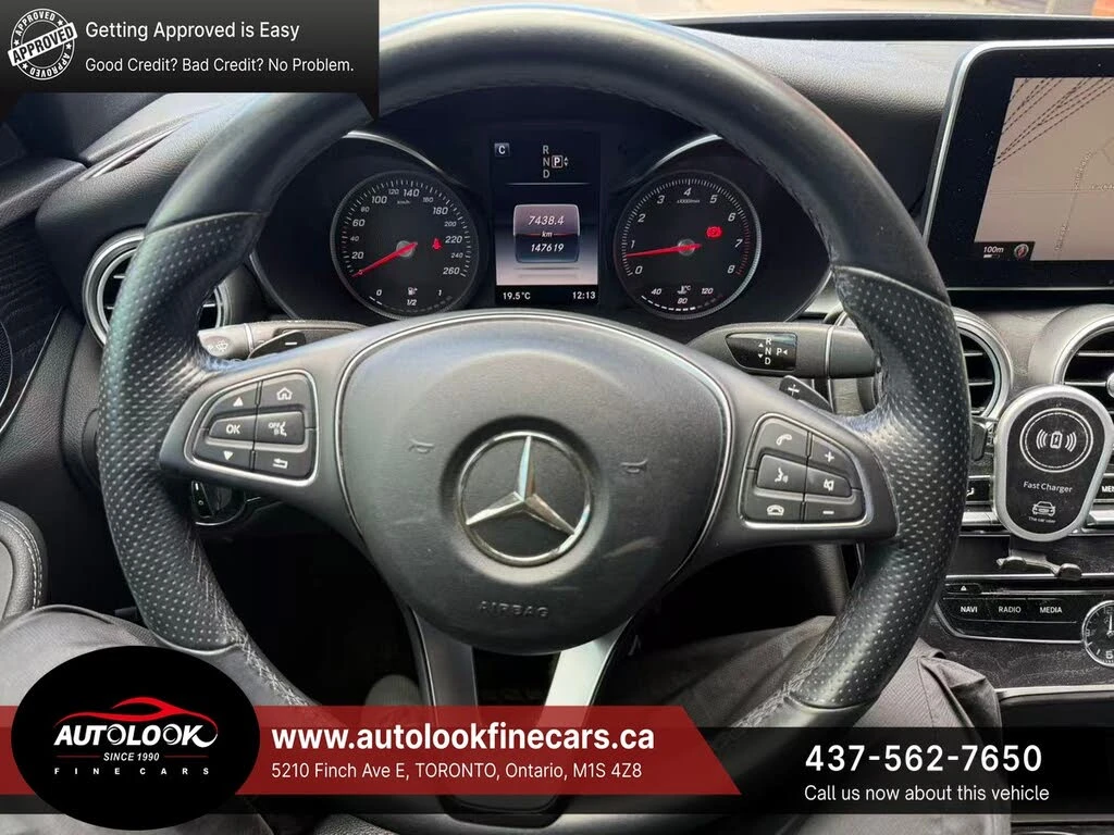 Mercedes-Benz C 300 4MATIC 2 ЧИФТ ГУМИ * КАМЕРА * ПОДГРЕВ * ПАНОРАМА, снимка 8 - Автомобили и джипове - 55920254
