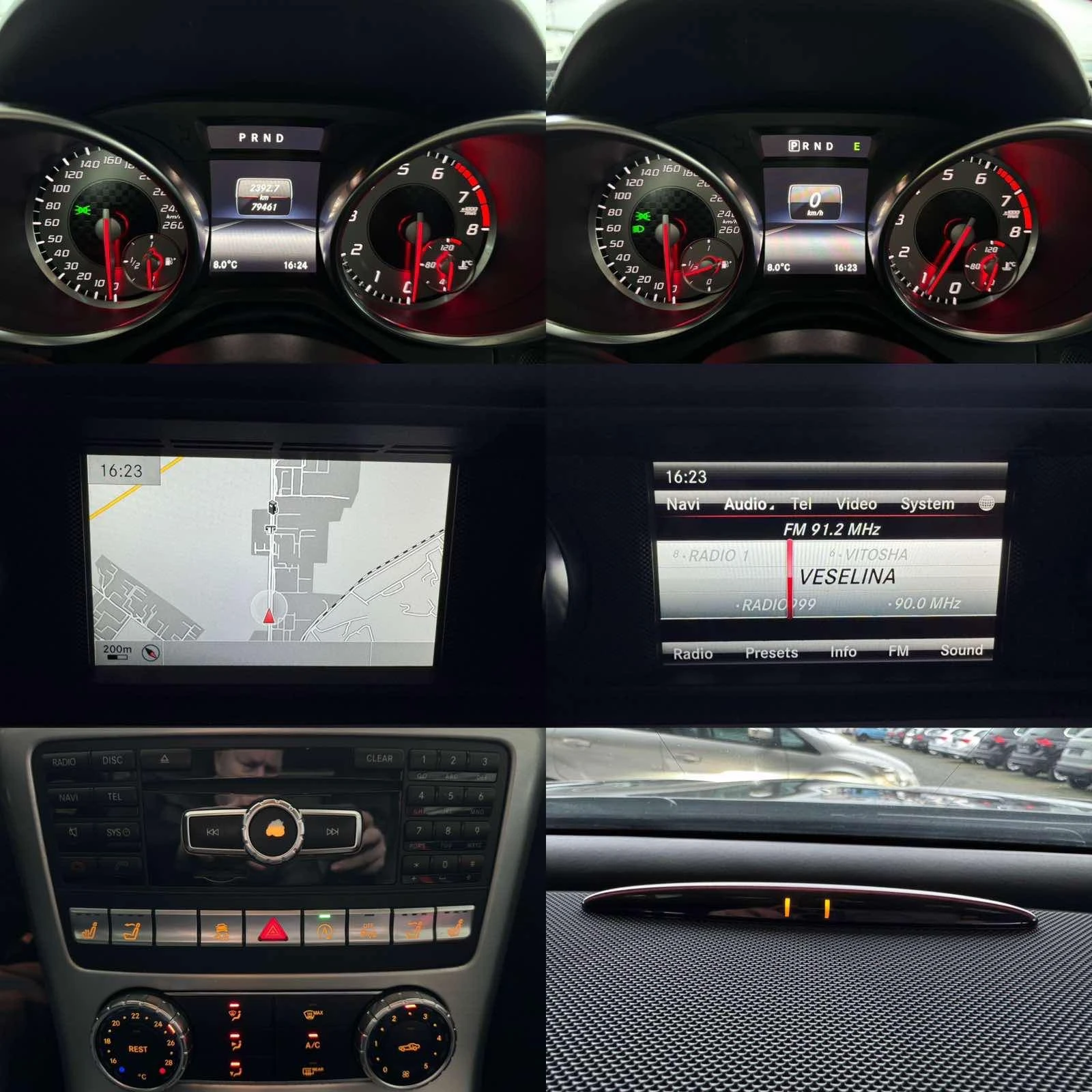 Mercedes-Benz SLK 204ps* AMG Line* 79хл.км* НАВИ* КОЖА, снимка 13 - Автомобили и джипове - 54914729