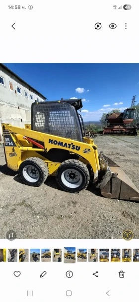 Мини челни товарачи Komatsu Sk714 , снимка 1