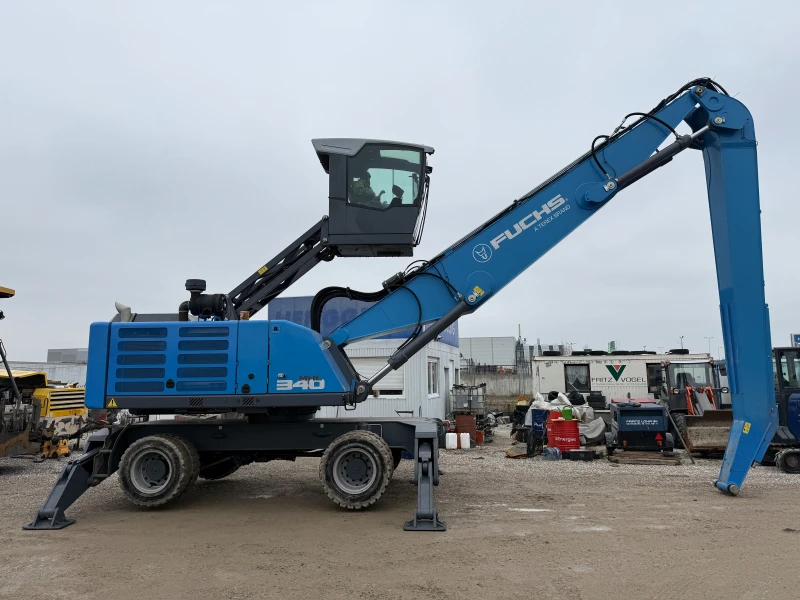 Багер Fuchs MHL 340 МАГНИТЕН ГЕНЕРАТОР, снимка 12 - Индустриална техника - 53441145