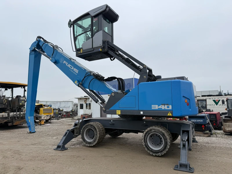 Багер Fuchs MHL 340 МАГНИТЕН ГЕНЕРАТОР, снимка 3 - Индустриална техника - 53441145