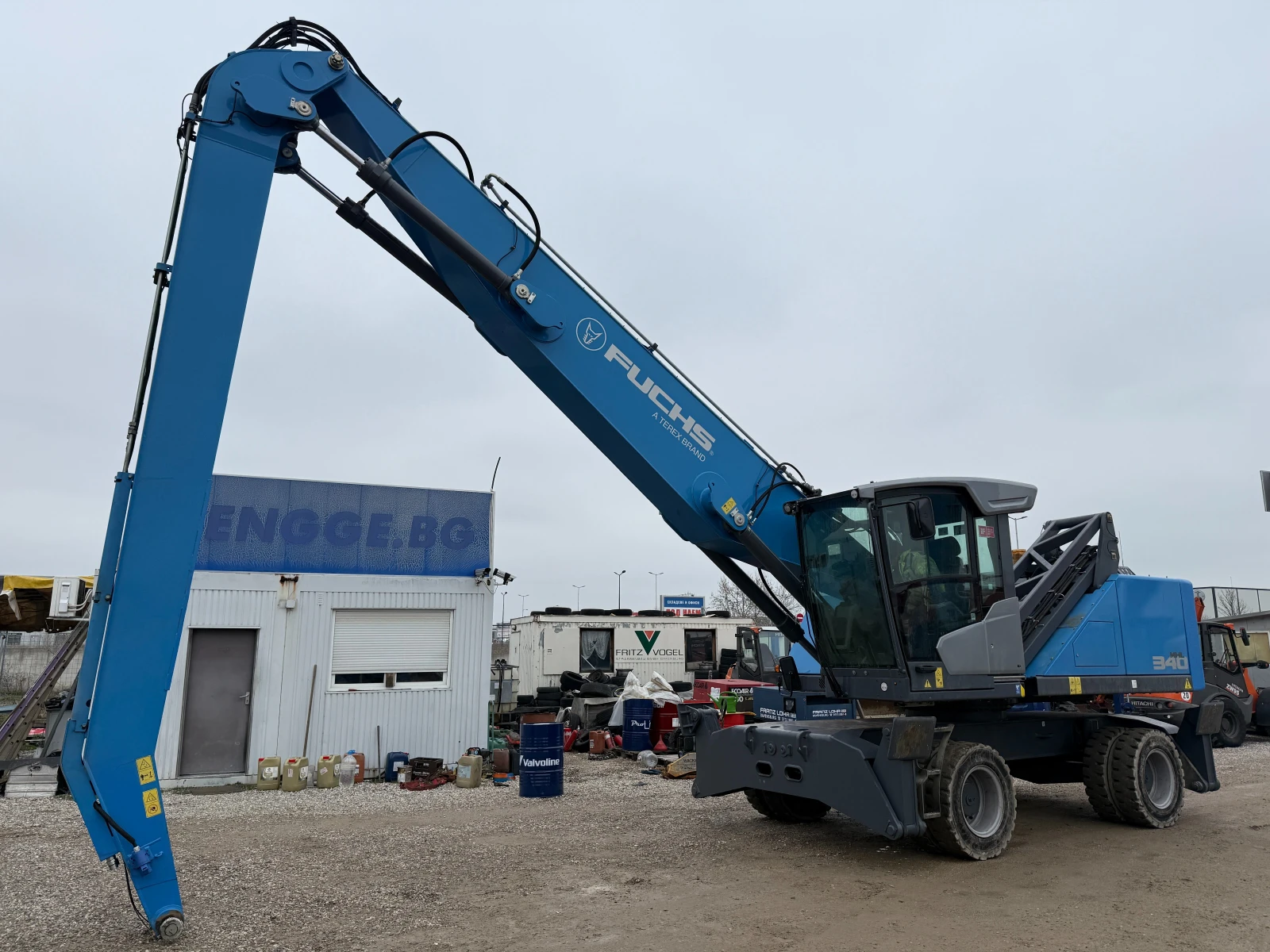 Багер Fuchs MHL 340 МАГНИТЕН ГЕНЕРАТОР - изображение 10