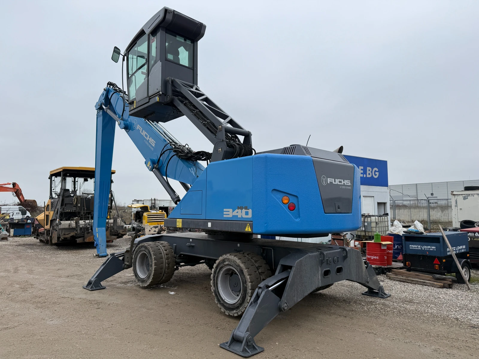 Багер Fuchs MHL 340 МАГНИТЕН ГЕНЕРАТОР - изображение 4