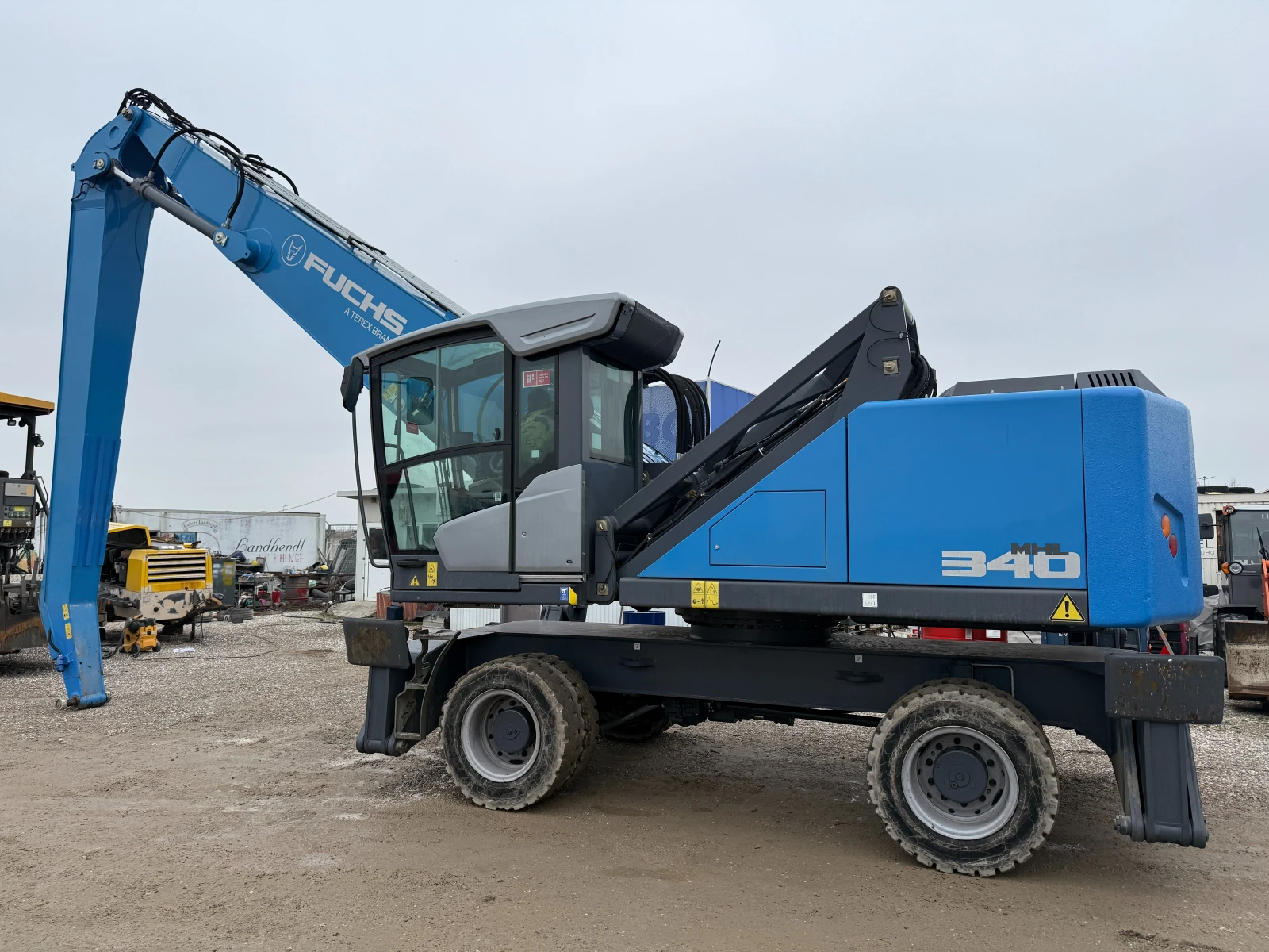 Багер Fuchs MHL 340 МАГНИТЕН ГЕНЕРАТОР - изображение 9