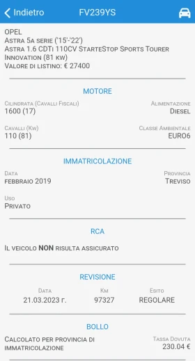 Opel Astra 1.6 Disel 110 hp Italy, снимка 16