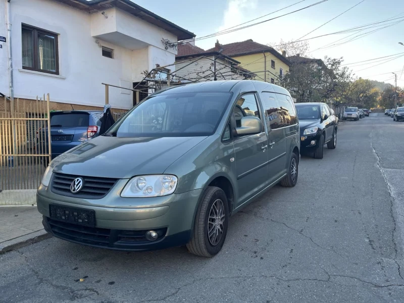 VW Caddy 1.6 бензин/газ 7 места макси, снимка 4 - Автомобили и джипове - 48459344