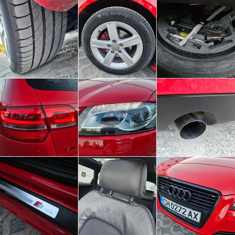 Audi A3 3xS-Line/АВТОМАТИК/LED/ПАНОРАМА/ПОДГРЕВ/ГАЗ/FACE, снимка 17 - Автомобили и джипове - 52726545