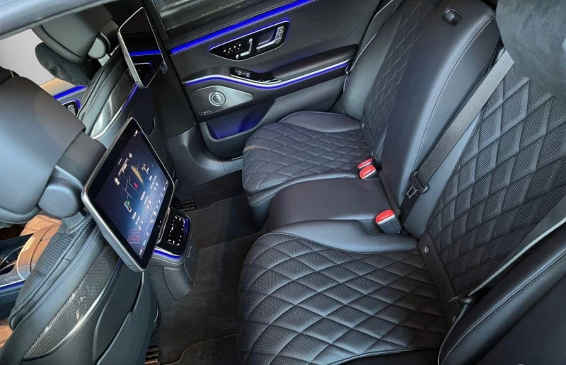 Mercedes-Benz S 580 AMG/LONG/4MATIC/EXCLUSIV/MANUFAKTUR/TV/BURM/PANO/, снимка 14 - Автомобили и джипове - 53354013